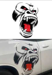 Car Body Right Side Sticker Window Hood Protector PVC Waterproof Graphic Decals (for: MG)