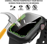 Full Cover Case & Screen Protector For Apple Watch Series 8 7 6 5 4 3 SE iWatch