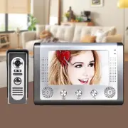 7 Inch Video Door Phone Doorbell Intercom Kits Camera & Monitor Night Vision