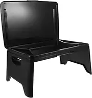 Portable Folding Lap Desk for Bed Multi Functional Laptop Stand for Students Bedside Table Compact Computer Holder for Dormitory Use