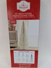 Holiday Time 47-Inch Paper Honeycomb Tree Indoor Decoration