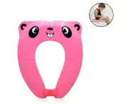 Travel Potties,Toddler Potty Seat Cover Travel Portable Potty Seat For Kids Non-Slip Foldable Toilet Seat Pad,Pink