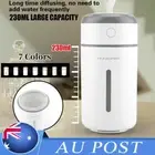 AU 230ML Car LED Essential Oil Purifier Ultrasonic Aroma Diffuser Air Humidifier