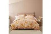 Platinum Collection Arbour Honey Duvet Doona Quilt Cover Set - Queen Bed