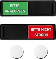 Klopfen Bitte Nicht Stören Sign, Black