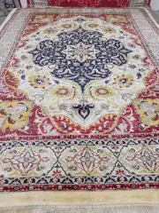 Large Oriental Persian Afghan Handmade Knotted Wool Floor Rug Carpet 262x353