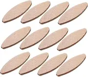 BUTIFULSIC 100pcs Wood Carving Pieces Wood Joining Biscuits for Woodworking Chipboard Biscuit Joining Plywood Woodworking Tools Woodworking Supplies Woodworking Plate Biscuit Miter Joint