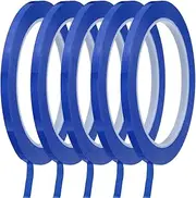 uxcell Whiteboard Tape 5mm Self Adhesive Graphic Chart Line Tape 66 Meters Grid Marking Stickers for Pinstripe Dry Erase Board Scrapbooking DIY Art Crafts, Blue, Pack of 5
