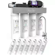 SimPure WP-400GPD UV Tankless Reverse Osmosis Water Filter System+2 Year Filters