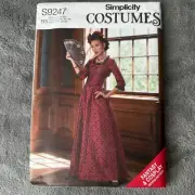 Simplicity S9247 Costume Sewing Pattern Sz 14-22 Victorian Corset Bolero Cosplay