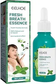 2 pcs Bad Breath Removing Drops Mint Mouth ener,Breath Professional Formula Throat Essence Easy to Carry