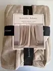 Jennifer Adams Luxe Chenille Corduroy Throw In Tan 60 x 70 Inches