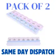 7 Day & Night Weekly Daily Pill Box Organiser Tablet Medicine Storage Box 2pcs