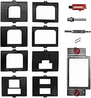 Milescraft 1220 Hinge Mate350 – Complete Hinge Installation Kit, Cut Hinge Mortises on Doors, Jambs, Latches, Strike Plates, Includes All Hardware for 1-3/8” & 1-3/4” Doors & 2-1/2” in to 4.5” Hinges