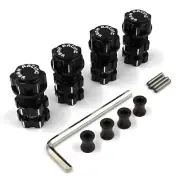 NEW Yeah Racing WA-042BK Aluminum 17mm Hex Adaptor 10mm Offset FREE US SHIP