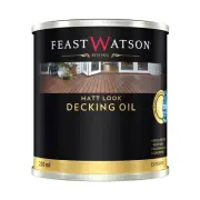Feast Watson 250ml Merbau Matt Look Decking Oil Lower Sheen, Natural Look