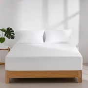 Dreamaker Superfine Washed Microfibre Combo Fitted Sheet Set White (Single, King Single, Double, Queen, King, Super King)
