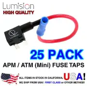 Lumision Add-A-Circuit 25 Pack Mini ATM APM Fuse Tap Lot Dash Cam Radar Install