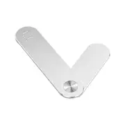 Laptop Side Mount Clip Portable Adjustable Phone Computer Holder Silver