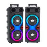 2000W Loud Bluetooth Speaker Portable Party Outdoor Wireless Subwoofer with Mic