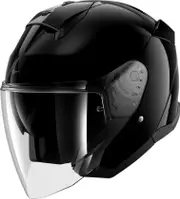 Shark Skwal Jet Blank, open face helmet , color: Black , size: S