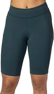 [TERRY] Women's Wayfarer Bike Short, 11 Inch Inseam Moderate Compression Padded Cycling Bottom, Multi-Day Touring