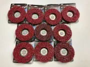 10 PACK 4-1/2" Strip Clean Disc Rust Paint Welding Spatter Removal Angle Grinder