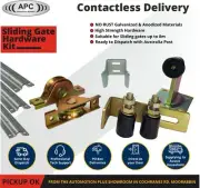 APC 500KG Sliding Gate Hardware Kit up to 8m Wheels, Track, Roller Guide,Stopper