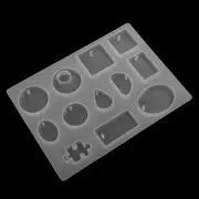 Crystal Epoxy Mold Claw Nails Silicone Mould Set Casting Dice Mold Craft WPD