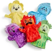 Learning Resources Feelings Family Hand Puppet Set, Hand Puppets for Children, G