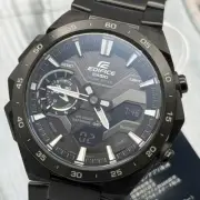 CASIO EDIFICE ECB2200YDC Solar Bluetooth Watch Black Carbon Design