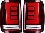 Car LED Rear Light Turn Signal Light Stop Parking Brake Lamp Driving Lamps Reversing Lamp Compatible With VW Amarok V6 2008-2022(Red)