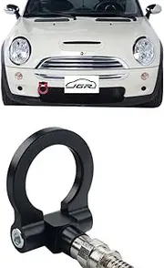 JGR Aluminum Tow Hook for 1 Mini Cooper for R50 R61 R52 R53 R55 R56 R57 R58 R59 Black