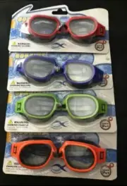 GOGGLES Swim – Adult – Latex Free, Adjustable Strap - will fit youth