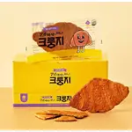 【曖美妝】韓國 GINI F&S 香酥甜脆扁可頌 牛角麵包 牛角餅乾  (20G*10入) /盒