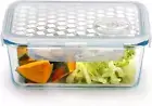 1L Glass Food Storage Container - Airtight, Leakproof, Oven & Microwave Safe