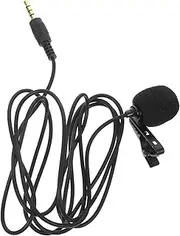 KOMBIUDA Lavalier Clip Microphone for Smartphones Tiny Lapel Mic with Functionality Durable Recording Device for Vlogging Interviews and Podcasts