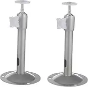 2Pcs Wall Mount Security Camera Bracket Durable Camera Holder for Outdoor Use Enhanced Viewing Angles for Home