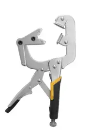 10" C-clamp Locking Pliers with Swivel Pads 1-Piece XD-C10-0031-pack