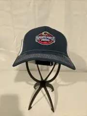 Sports Force Parks Embroidered Hat Cap America Adjustable Blue White OSFM H264