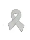 Lung Cancer Awareness Patch Embroidered Iron on Sew on Patch For Clothes