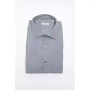 Robert Friedman Men's Blue Cotton Shirt - M