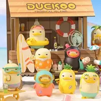 在飛比找蝦皮購物優惠-kiko雜貨鋪可挑款DUCKOO熱帶島嶼系列盲盒潮玩 盒抽娃