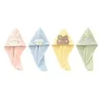 Soft Coral Fleece Hair Drying Towel Anti Frizz Shower Turban Wrap For Women