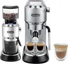 De’Longhi Dedica Arte EC885.M Manual Coffee Machine plus Electric Coffee Grinder