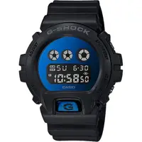 在飛比找momo購物網優惠-【CASIO 卡西歐】G-SHOCK 經典坦克手錶-鏡面藍(