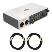 Universal Audio Volt 4 USB-C Audio Interface Bundle with 2 20-foot XLR Cables