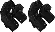 Abaodam 20pcs Sound Package Angle Speaker Decorative Corner Guards Triangle Corner Protector Angle Corner Guard Corner Furniture Protectors Safety Corner Protectors Plastic Black