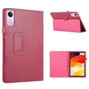 For Xiaomi Redmi Pad Se Pu Leather Tablet Case Litchi Texture Bi-Fold Stand Cover