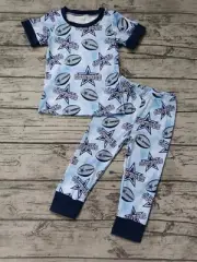 Dallas Cowboy Two Piece Set, Short Sleeve Shirt And Pants , Size 6/7